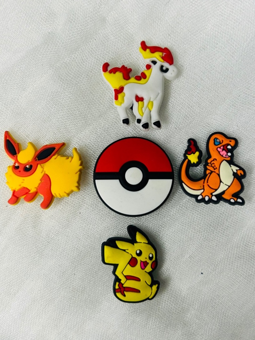 Pokemon Croc Charms, Jibbitz - Set #81